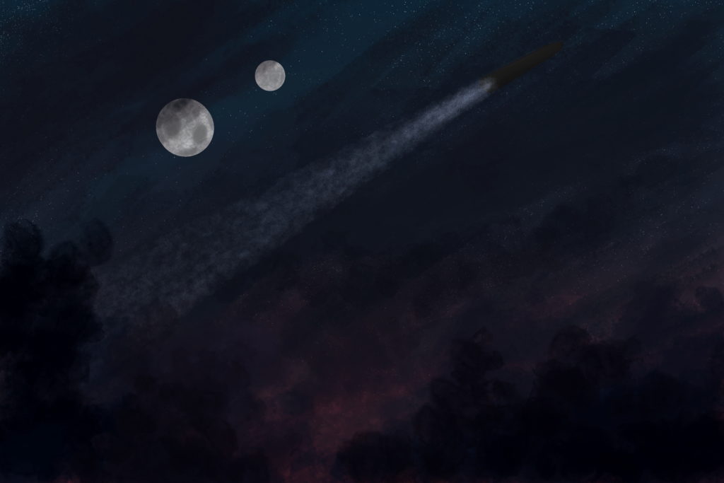 Fly me to the moons